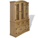 Credenza con Vetrina in Pino Messicano Corona Range